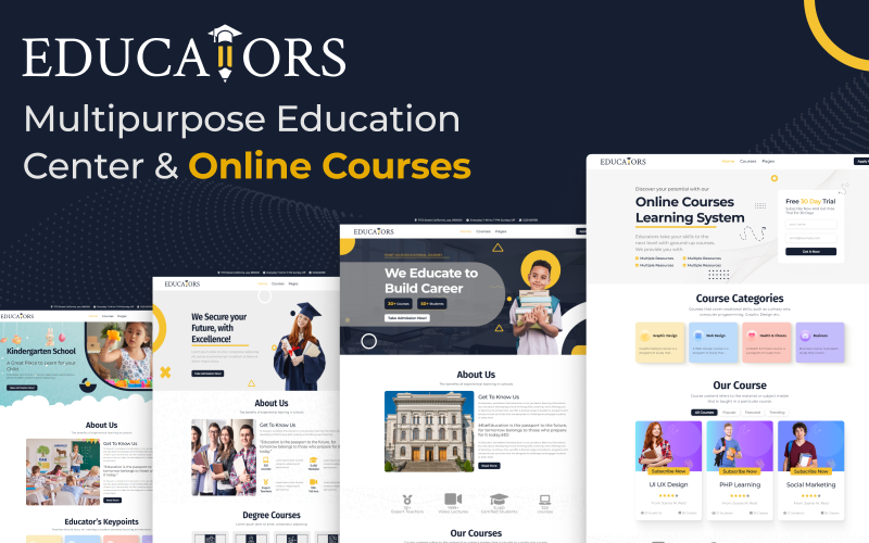 Educators – Online Course & Education HTML Template}