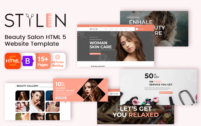 Stylen – Beauty Salon, Hair Salon and Spa HTML Template}