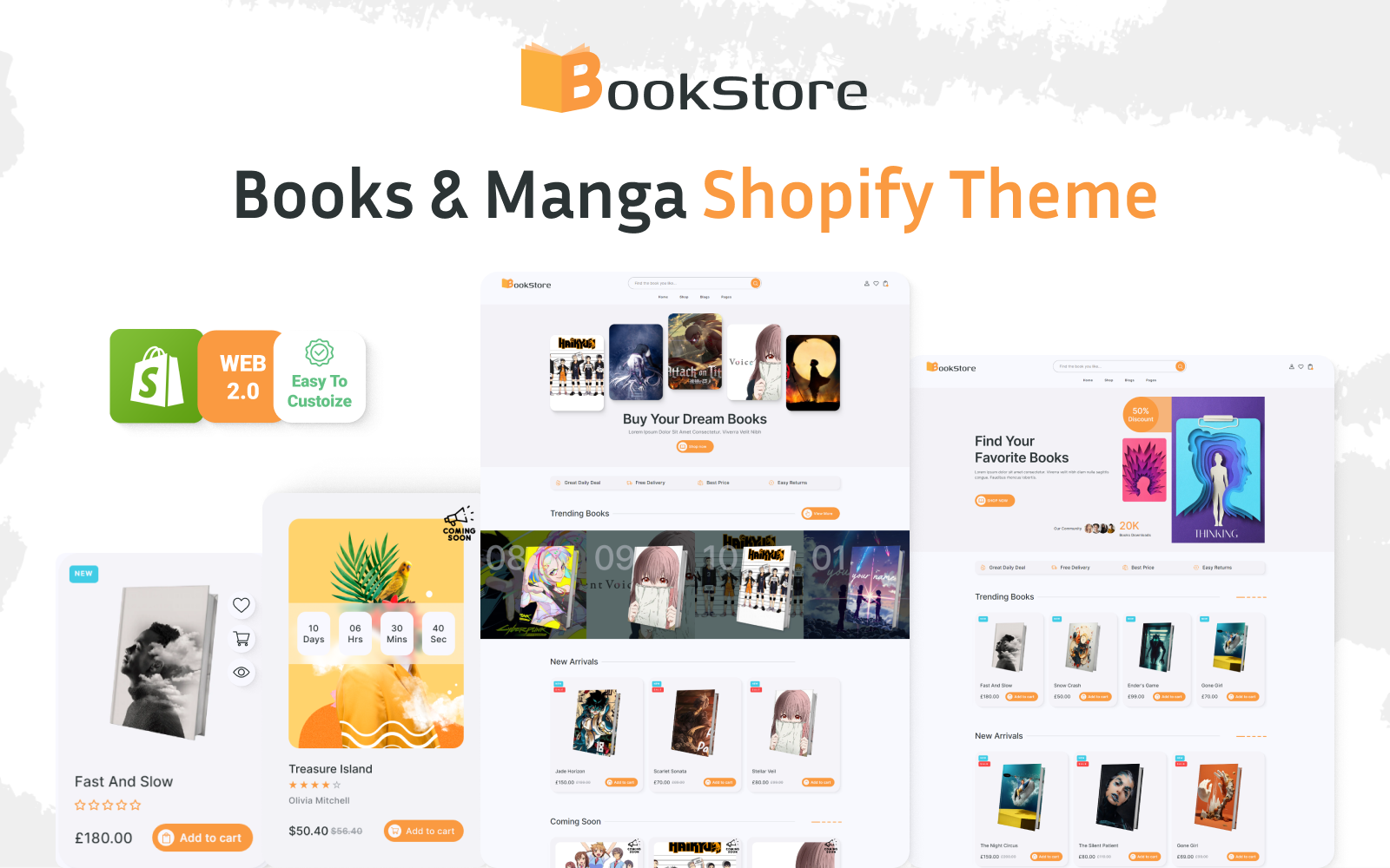 BookStore: Explore Books, Manga & Comics | Shopify Theme}