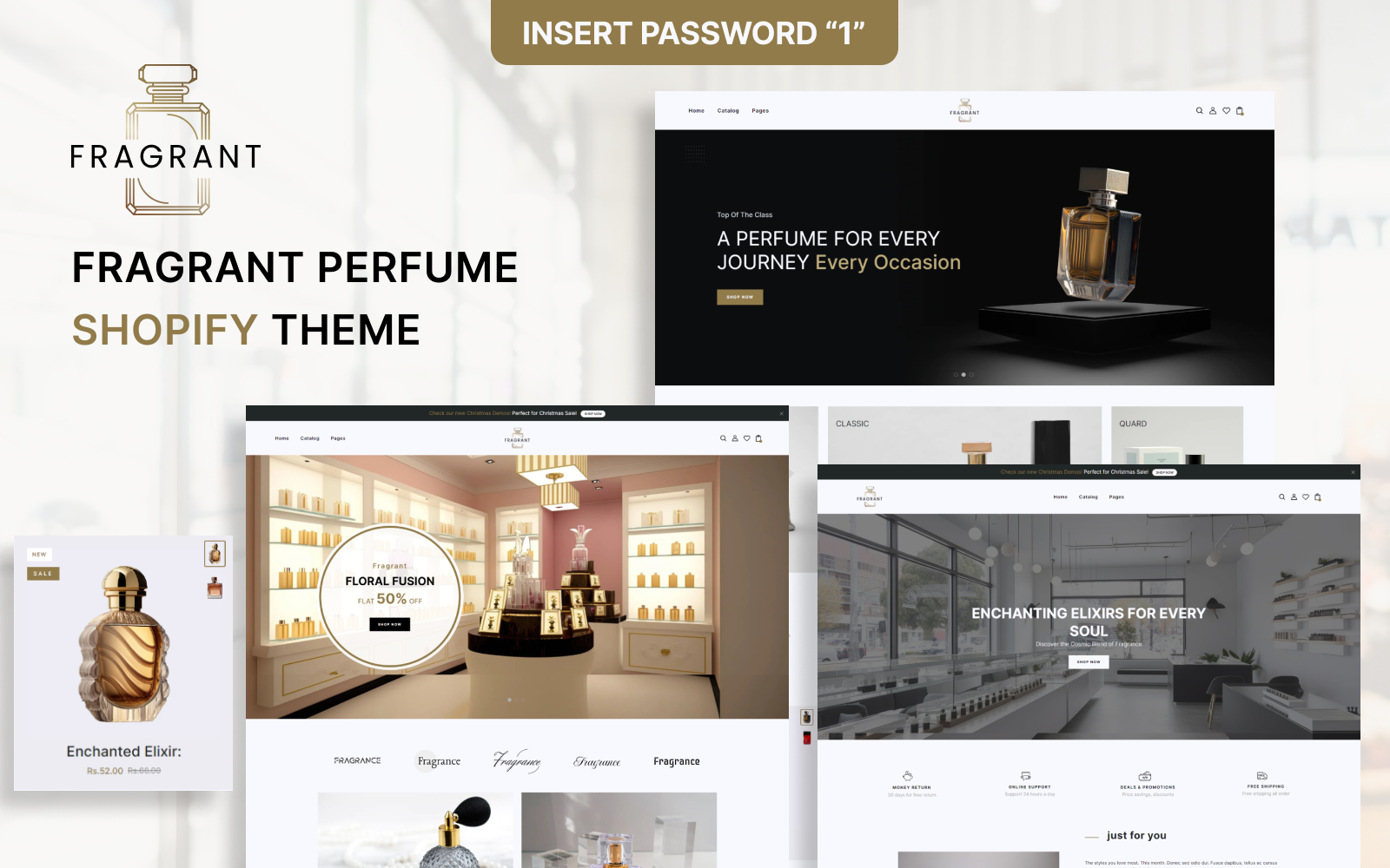 Fragrant - Perfumes , Fragrances and Deos Shopify Responsive Website Theme}