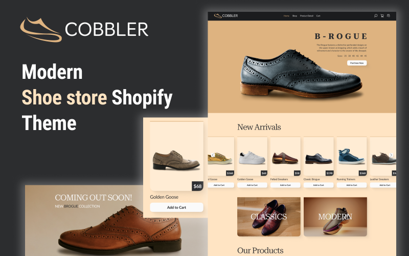 Cobbler - Shoe Store eCommerce Shopify Theme}